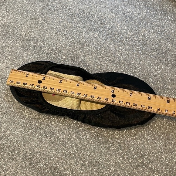 Fit in Clouds black Foldable Flats satin flat size S travel plane dance - Picture 6 of 6